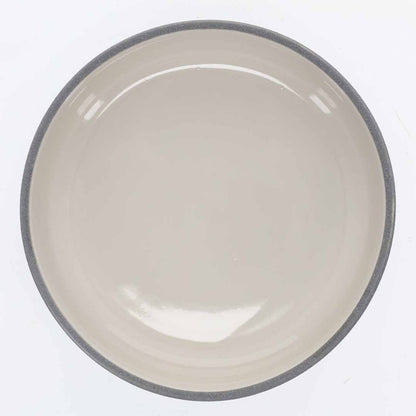 Duvo+ Feeding Bowl Stone Sandy Ocean Grey-Blue | Ceramic Dog & Cat Bowls (S, M, L)