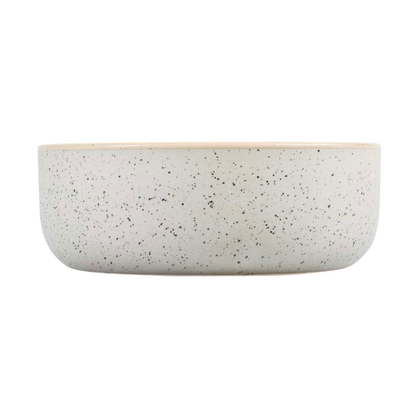 Duvo Feeding Bowl Stone Smooth Dune Small 470ml | Ceramic Feeding Bowl