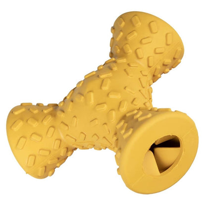 Duvo+ Feeding Griplay Tripod Yellow | Interactive Treat-Dispensing Dog Toy 16x14x6.5cm