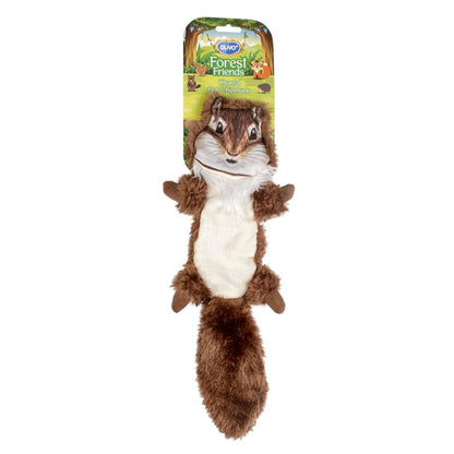 Duvo+ Forest Friends Sonny Flat Squirrel Dog Toy 44cm | Plush Squeaky Toy