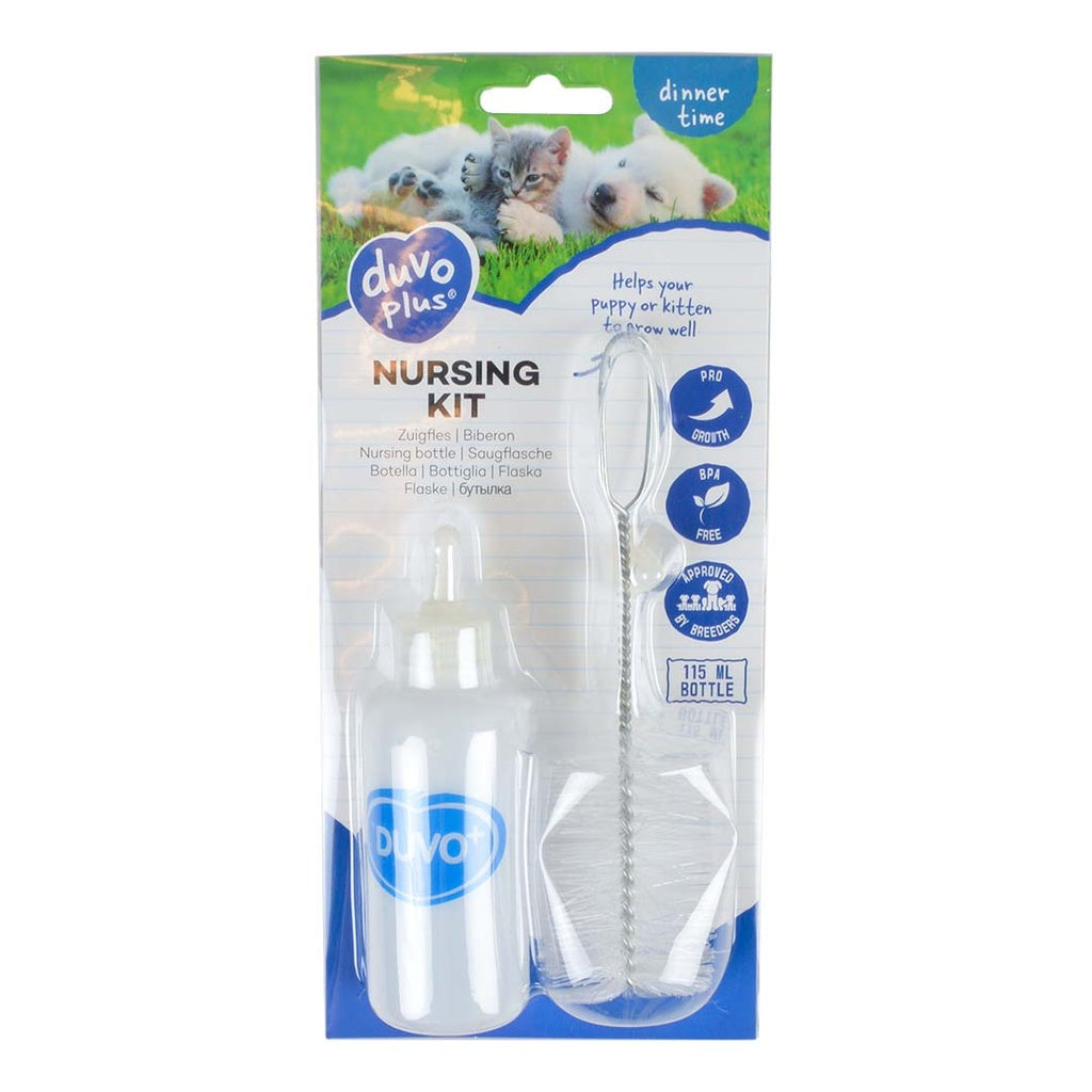 Duvo+ Nursing Kit 115ml | Complete Feeding Set for Puppies & Kittens