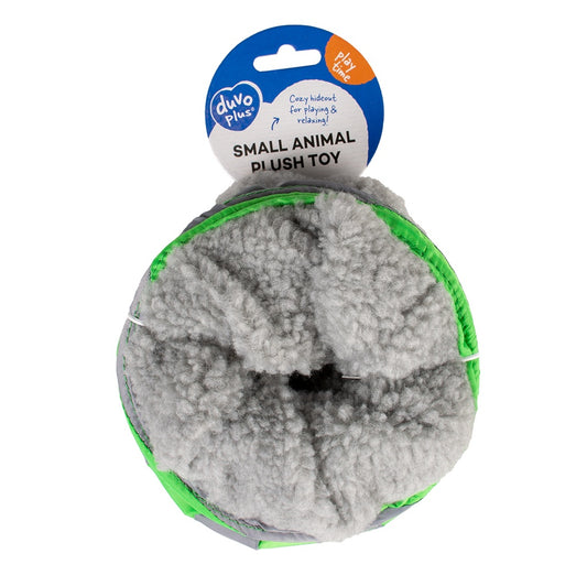 Duvo+ Play Tunnel Grey/Green 35cm | Collapsible Cat & Small Pet Tunnel