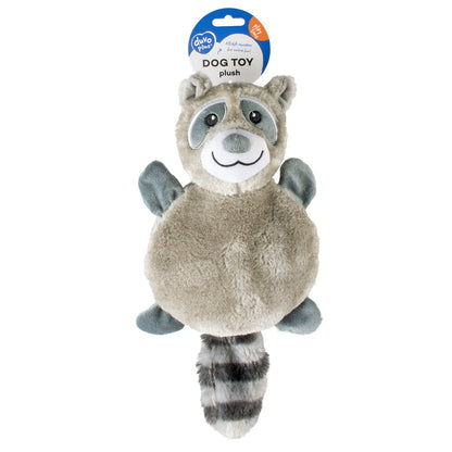 Duvo+ Plush Racoon Mega Squeaky Dog Toy | Large Squeaky Raccoon Plush - Grey