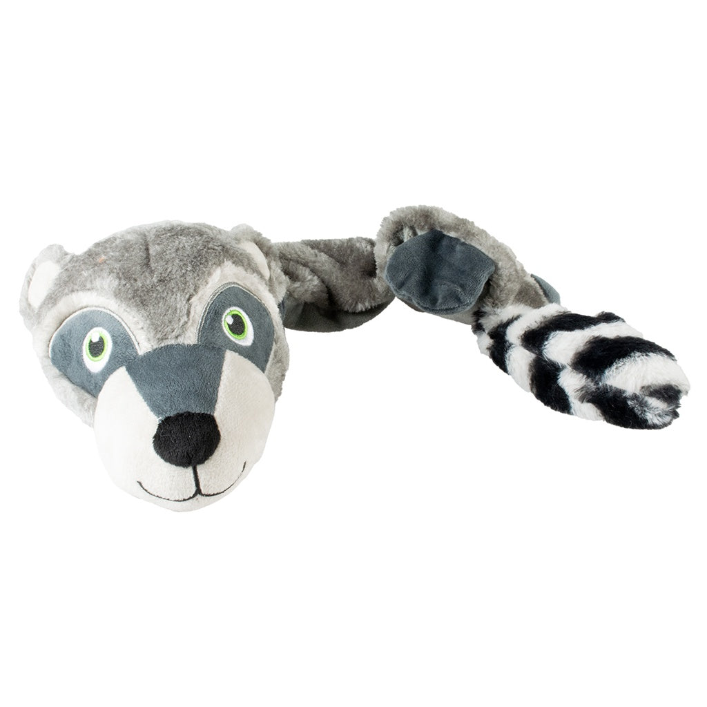 Duvo+ Plush Racoon Squeaky Grey XL | Extra-Large Squeaky Raccoon Toy