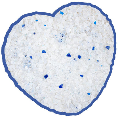 Duvo+ Premium Silica Cat Litter 5L Unscented | Dust-Free, Super-Absorbent Crystal Litter
