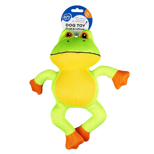 Duvo+ Refresh Floating Frog Multicolour | Floating Fetch Toy for Water Play