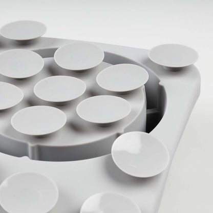 Duvo+ Slow Down Feeder 4-in-1 Grey | Adjustable Puzzle Feeder for Dogs 30x20x4cm