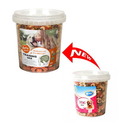 Duvo+ Soft Chews Mix 500g | Assorted Soft Dog Treats for Training & Rewards