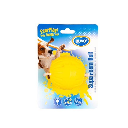 Duvo+ Supa Foam Ball 7cm | Soft Fetch Toy for Small to Medium Dogs
