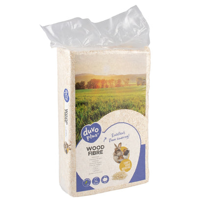 Duvo+ Wood Chips/Shavings 10kg | Natural Bedding for Rodents & Small Animals