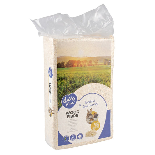 Duvo+ Wood Chips/Shavings 10kg | Natural Bedding for Rodents & Small Animals