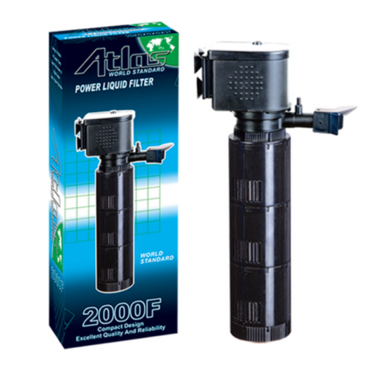 KW Zone Atlas AT Internal Filter FAT2000F | 2000L/H High-Performance Aquarium Internal Filter | Multi-Stage Water Filtration