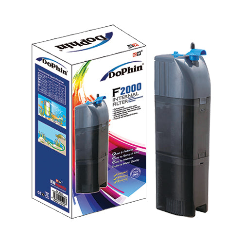 KW Zone DoPhin Internal Filter FDF2000 | 850L/H Aquarium Filter Pump | Powerful Internal Water Filtration System