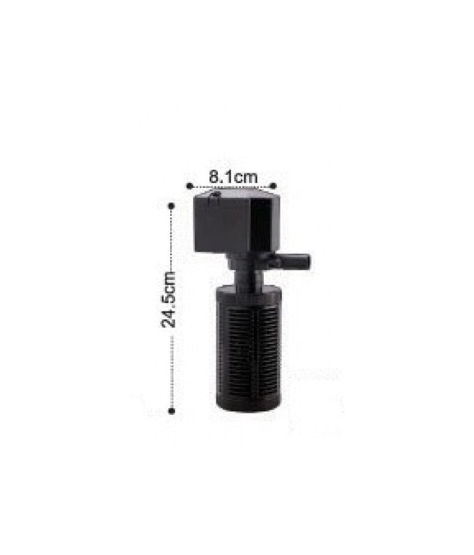 KW Zone DoPhin Internal Filter FDF960F | 1030L/H Aquarium Filter | Powerful Mechanical & Biological Filtration Pump