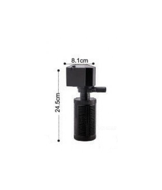 KW Zone DoPhin Internal Filter FDF960F | 1030L/H Aquarium Filter | Powerful Mechanical & Biological Filtration Pump