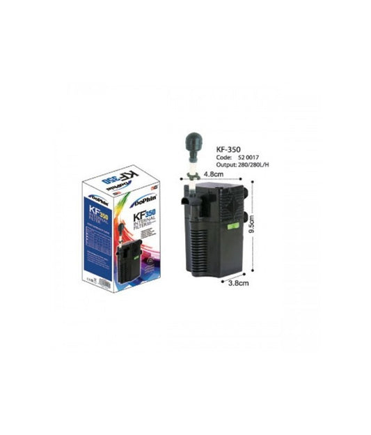 KW Zone DoPhin Internal Filter KF | Submersible Aquarium Filter | Quiet Mechanical & Biological Filtration