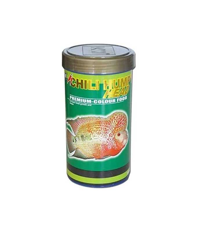 KW Zone Aquafin Chilli Humpy Head Fish Food | 100ml | Premium Color & Head Growth Formula for Flowerhorn Cichlids