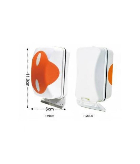 KW Zone DoPhin Floating Magnetic Cleaner with Blade FM005-XL | Floating Aquarium Glass Cleaner | Algae Scraper for Fish Tanks