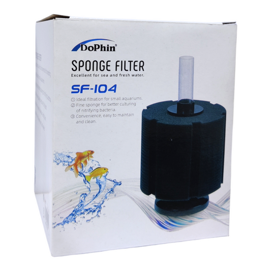 KW Zone E-JET Sponge Filter | Aquarium Bio Sponge Filter | Quiet Air-Powered Filtration System for Fish Tanks