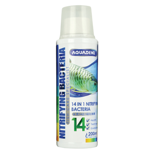 KW Zone Aquadene 14-in-1 Nitrifying Bacteria | Aquarium Water Conditioner | Beneficial Bacteria | 200ml