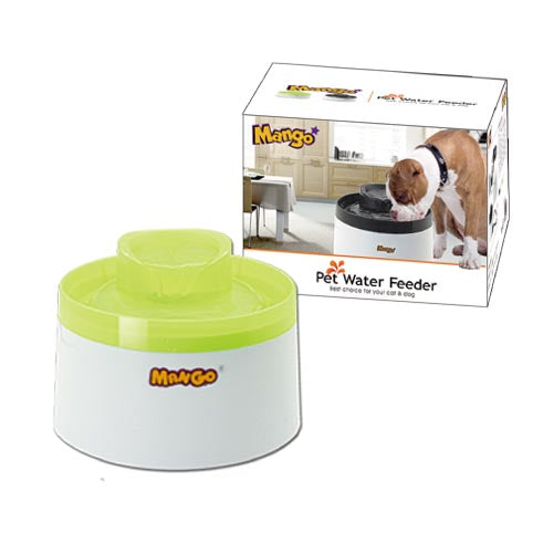 KW Zone Mango Pet Water Feeder Fountain | With Light & Transformer | Automatic Pet Drinking Fountain | Green Color