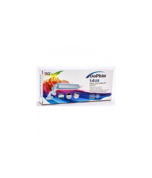 KW Zone DoPhin LED14 Aquarium LED Light | Energy-Efficient Fish Tank Lighting | Bright LED Lamp for Freshwater & Marine Aquariums