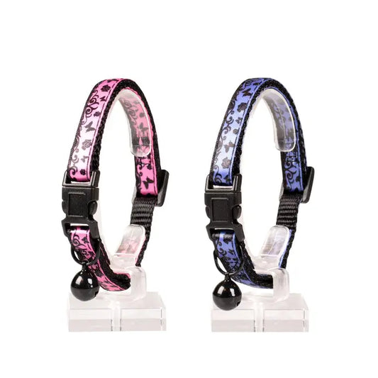 Duvo+ Cat Collar Nylon Boho-Mixed Colors | Bohemian Pattern with Safety Breakaway Buckle 20 - 30cm