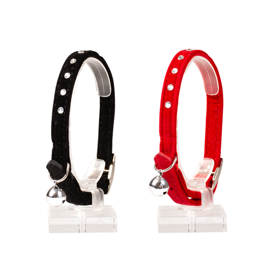 Duvo+ Cat Collar Diamonds-Mixed Colors | Diamond Pattern with Safety Breakaway Buckle 20 - 30cm