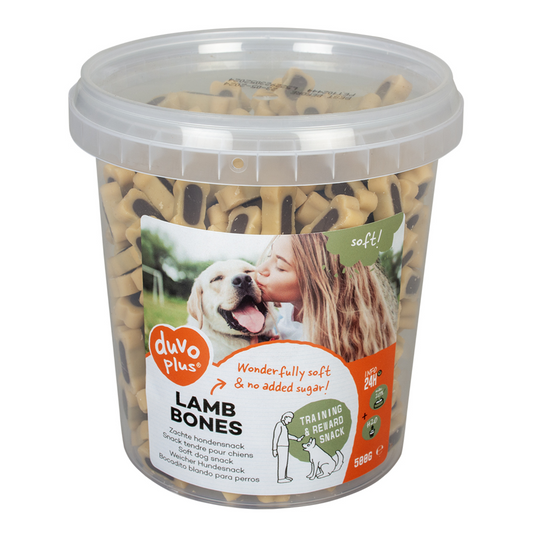 Duvo+ Chews! Bone Mix Lamb 500g | Crunchy Lamb-Flavored Dog Bones
