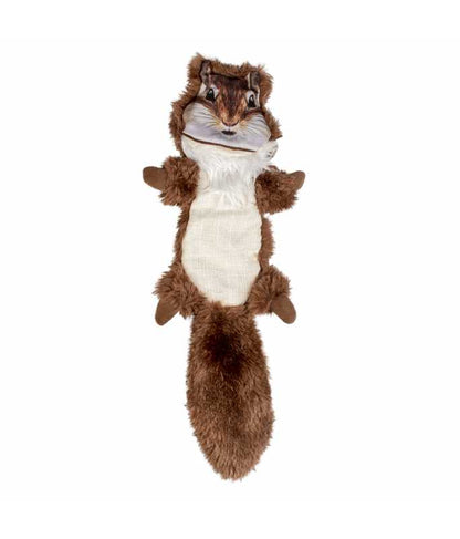 Duvo+ Forest Friends Sonny Flat Squirrel Dog Toy 44cm | Plush Squeaky Toy
