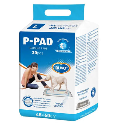 Duvo+ Pet Pad Large 30pcs | Highly Absorbent Puppy Training Pads