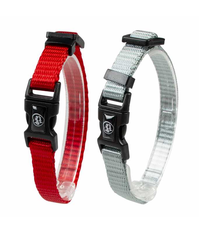 Duvo+ Puppy Collar Mixed Colors | Adjustable Nylon Kitten Collar