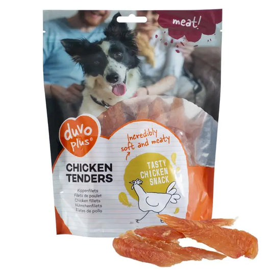 Duvo+ Dog Snack Chicken Tenders 400g | Soft Chicken Fillet Dog Treats