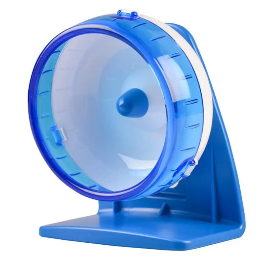 Duvo+ Silent Activity Wheel Plastic Blue 12cm | Small Exercise Wheel for Mice & Hamsters