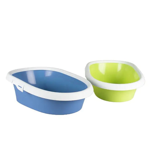 Duvo+ Litter Tray Excalibur with Rim | High-Sided Cat Litter Box