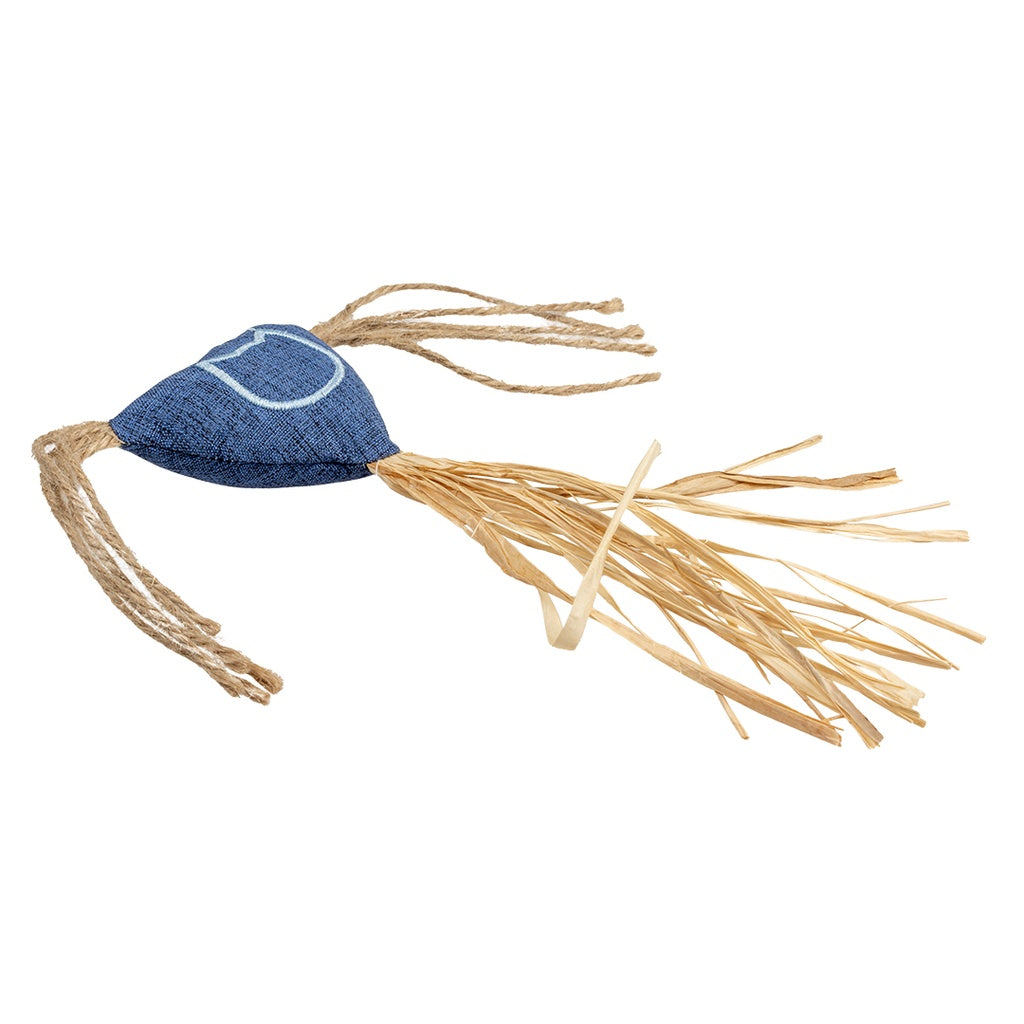 Duvo+ ECO Navy Triangle & Catnip 3x18x20cm Multicolour | Recycled Catnip Toy