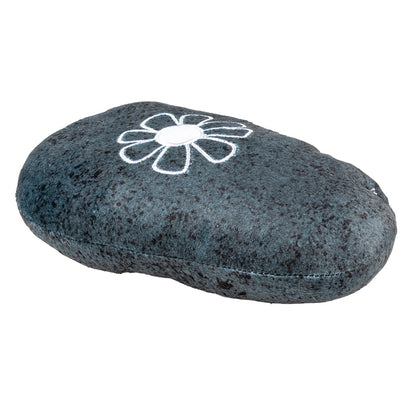 Duvo+ ECO Blossom Kicking Pillow & Catnip Black | Eco-Friendly Cat Kicker Toy
