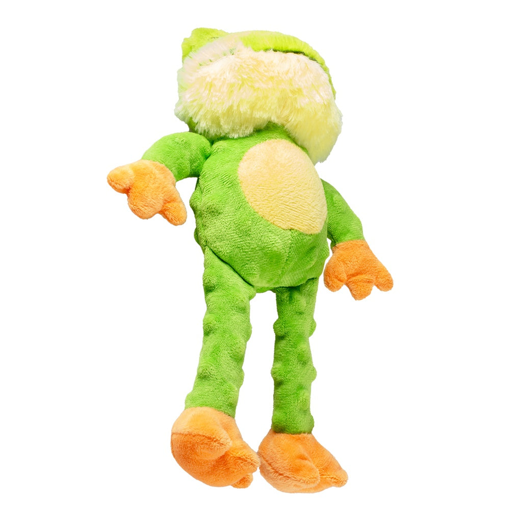 Duvo+ Plush Frog Crackle Dog Toy | Crinkle Sound Plush Frog - Green