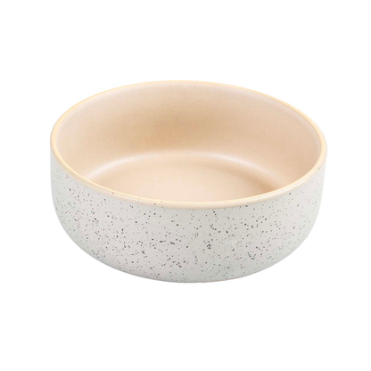 Duvo Feeding Bowl Stone Smooth Dune Small 470ml | Ceramic Feeding Bowl