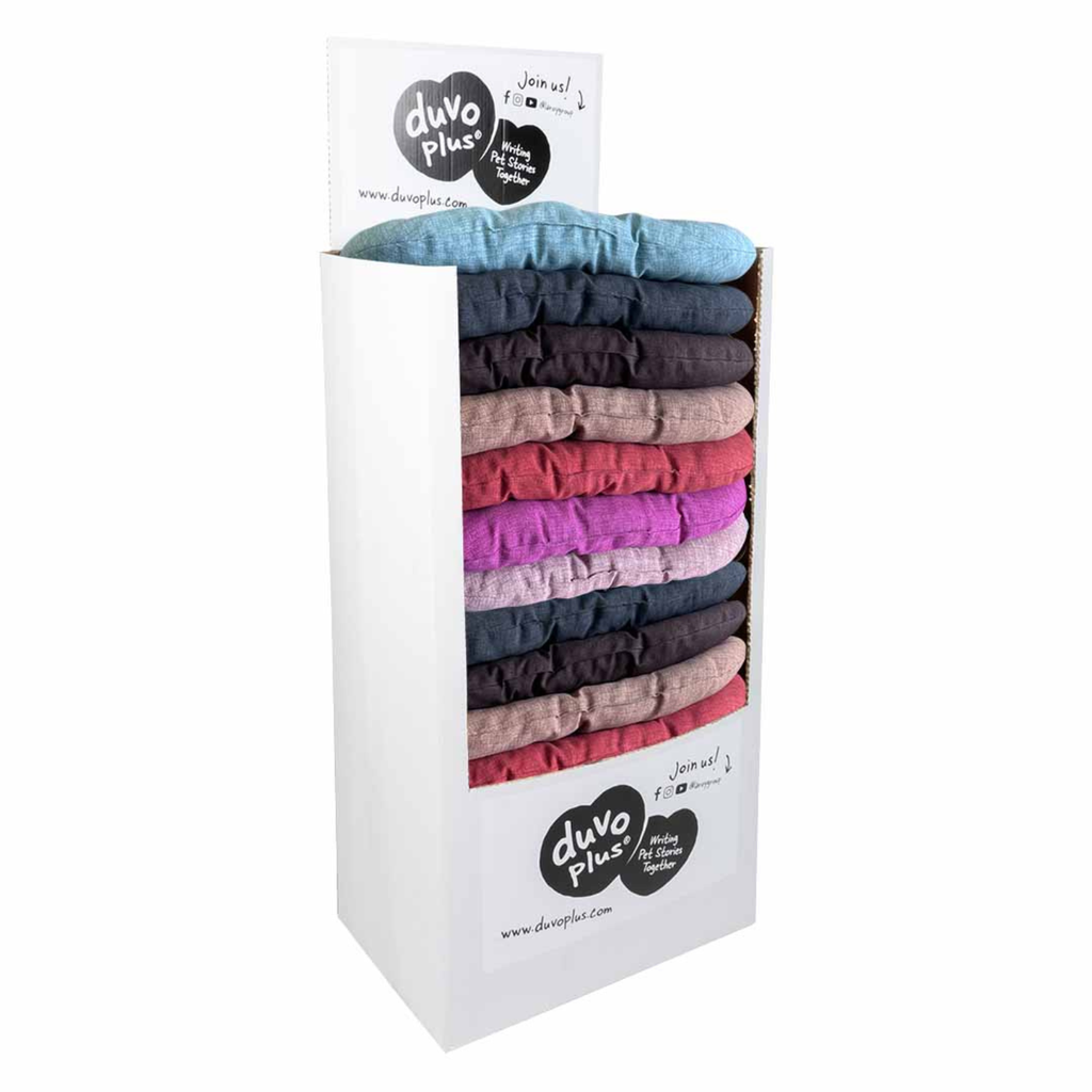 Duvo+ Oval Cushion Sewn Candy | Large Plush Dog Bed (Mixed Colors)