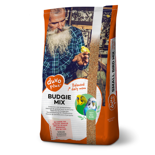 Duvo+ Budgie Mix 20kg | Premium Seed Blend for Budgerigars