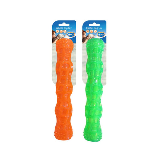 Duvo+ TPR Stick Squeaky 28cm | Floating Fetch Toy for Dogs
