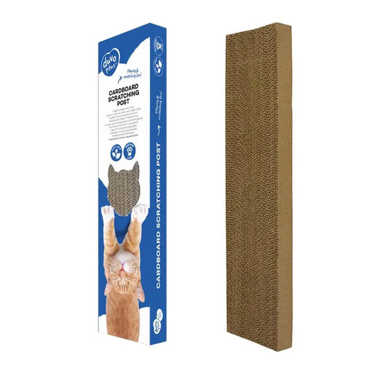 Duvo+ Cat Scratcher Corrugate With Catnip | Recyclable Cardboard Scratching Mat