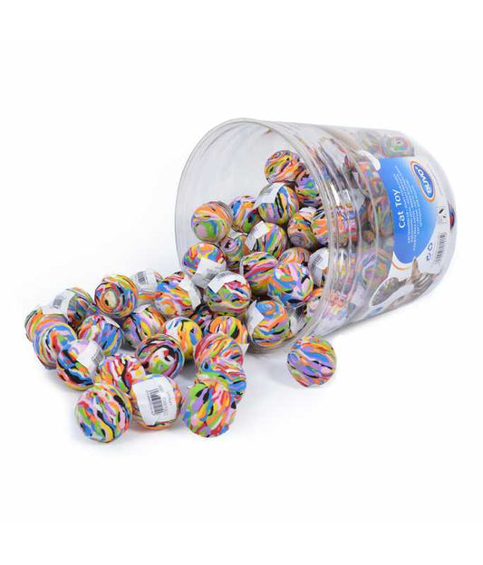 Duvo+ Marble Foam Balls Cat Toy 90pcs | Ultra-Light Foam Play Balls 3cm