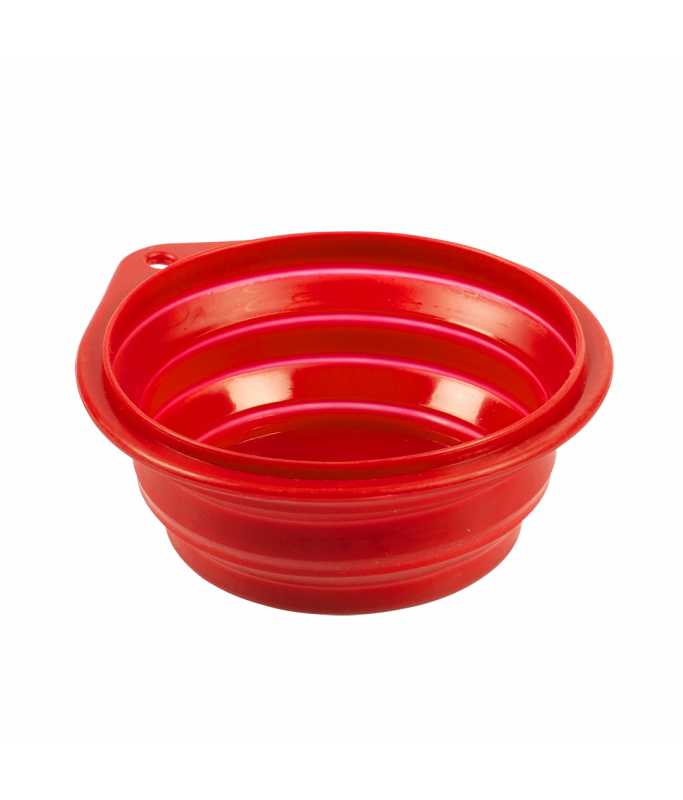 Duvo+ Silicone Travel Bowl 250ml | Collapsible Portable Pet Feeder 11cm