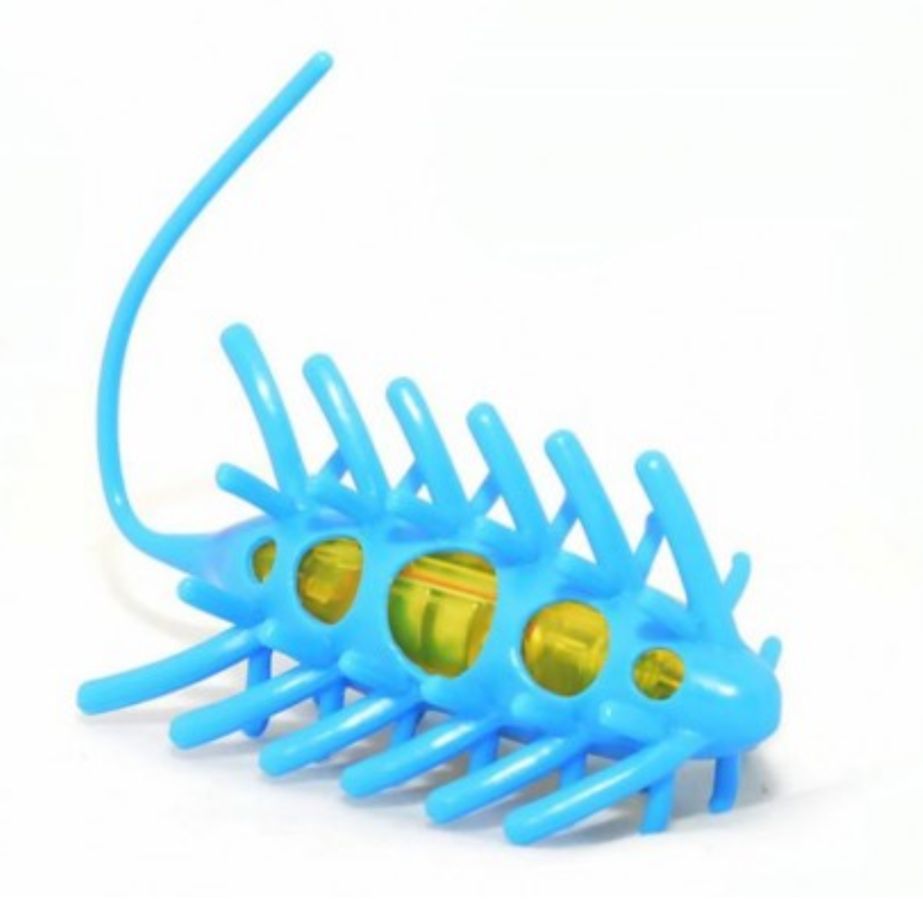 Duvo+ Catchy Mouse Cat Toy Blue | Interactive Battery-Powered Cat Toy