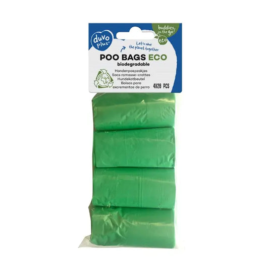 Duvo+ Dog Waste Bags 4 x 20 pcs | Standard Poop Bags for Dogs