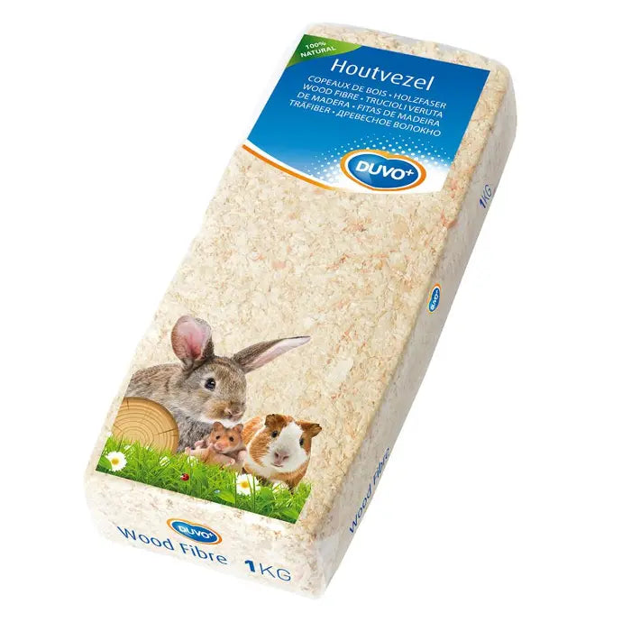 Duvo+ Wood Chips 1kg | Small Pet Bedding Sample Size
