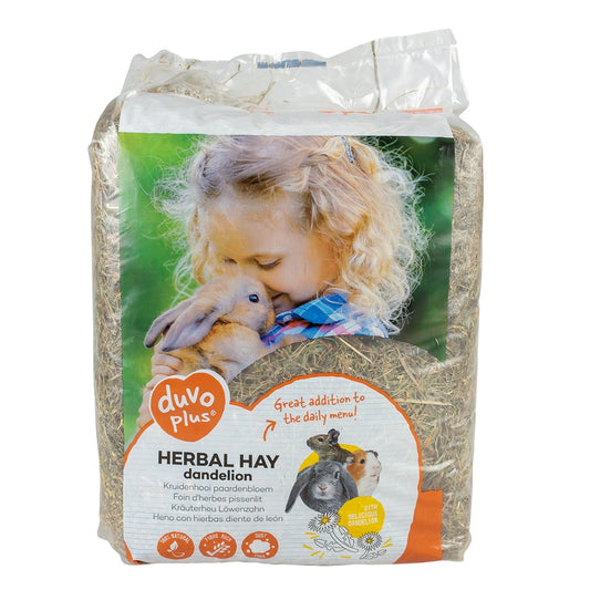 Duvo+ Herbal Hay Dandelion 500g | Natural Dandelion Hay for Rabbits & Rodents