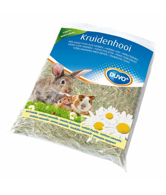 Duvo+ Herbal Hay Chamomile 500g | Calming Chamomile Hay for Rabbits & Rodents